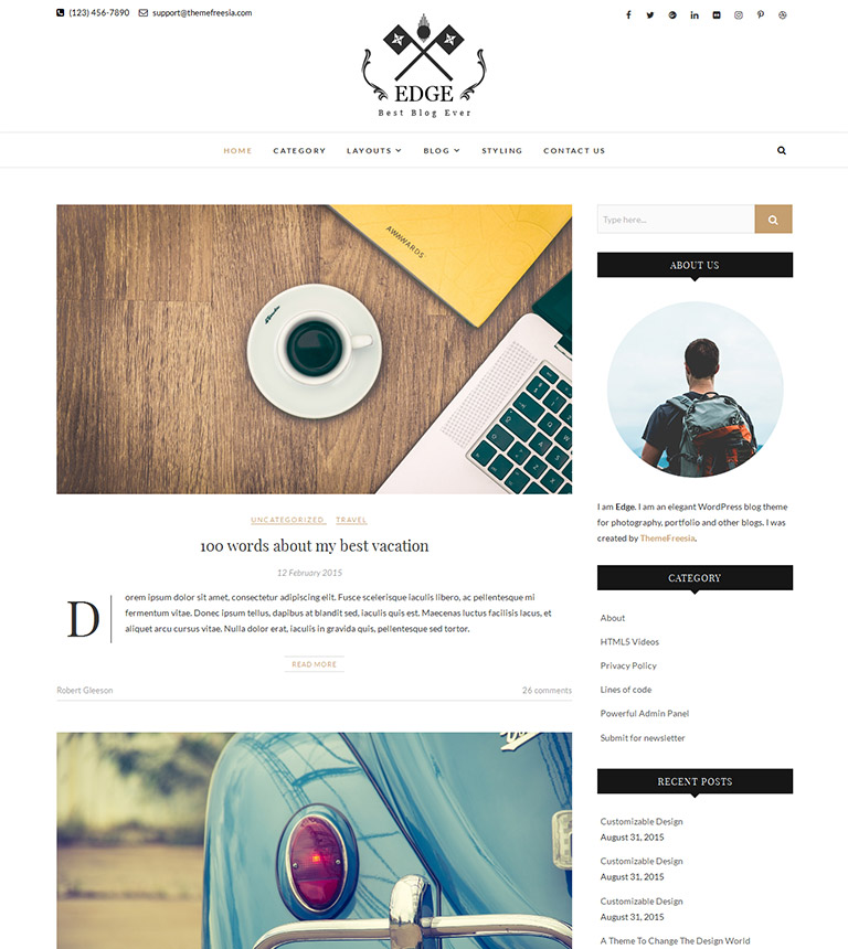 Layout Two Layout Two